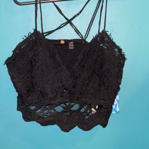 NWT Black Free people bralette